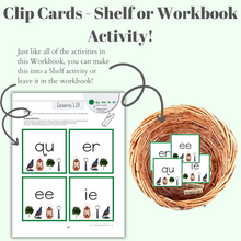 Load image into Gallery viewer, Montessori Reading Games Workbook - Level 2 (DIGITAL DOWNLOAD)