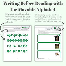 Load image into Gallery viewer, Montessori Reading Games Workbook - Level 2 (DIGITAL DOWNLOAD)