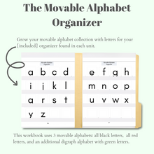 Load image into Gallery viewer, Montessori Reading Games Workbook - Level 2 (DIGITAL DOWNLOAD)