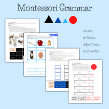 Load image into Gallery viewer, Montessori Blue Series Reading Workbook (DIGITAL DOWNLOAD)