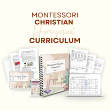 Load image into Gallery viewer, Montessori Christian Homeschool Curriculum - Year 1