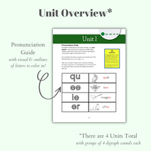 Load image into Gallery viewer, Montessori Reading Games Workbook - Level 2 (DIGITAL DOWNLOAD)