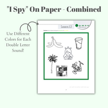 Load image into Gallery viewer, Montessori Reading Games Workbook - Level 2 (DIGITAL DOWNLOAD)