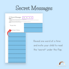 Load image into Gallery viewer, Montessori Blue Series Reading Workbook (DIGITAL DOWNLOAD)