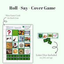 Load image into Gallery viewer, Montessori Reading Games Workbook - Level 2 (DIGITAL DOWNLOAD)