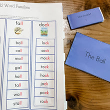 Load image into Gallery viewer, Montessori Blue Series Reading Workbook (DIGITAL DOWNLOAD)