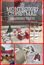 Load image into Gallery viewer, Montessori Christmas Learning Trays Pack