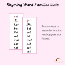 Load image into Gallery viewer, Montessori Pink Series Reading Workbook (DIGITAL DOWNLOAD)