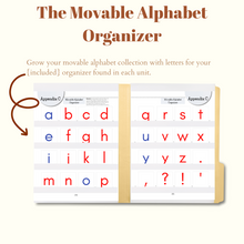 Load image into Gallery viewer, Montessori Reading Games Workbook, Level 1 - Print Handwriting (PHYSICAL WORKBOOK)