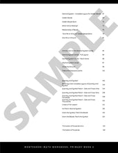 Load image into Gallery viewer, Montessori Math Workbook - Primary Book 2 (DIGITAL DOWNLOAD)