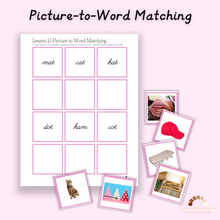 Load image into Gallery viewer, Montessori Pink Series Reading Workbook Cursive