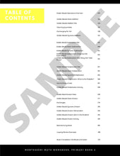 Load image into Gallery viewer, Montessori Math Workbook - Primary Book 2 (DIGITAL DOWNLOAD)