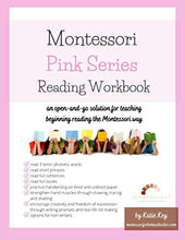 Load image into Gallery viewer, Montessori Pink Series Reading Workbook - Print Handwriting (Printed Workbook)