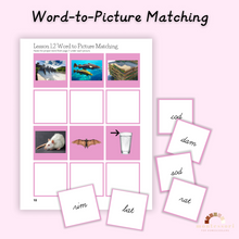 Load image into Gallery viewer, Montessori Pink Series Reading Workbook Cursive