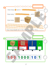 Load image into Gallery viewer, Montessori Math Workbook - Primary Book 3 (Physical Workbook)