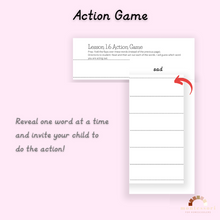 Load image into Gallery viewer, Montessori Pink Series Reading Workbook (DIGITAL DOWNLOAD)