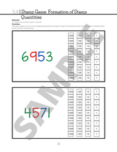 Load image into Gallery viewer, Montessori Math Workbook - Primary Book 3 (Physical Workbook)