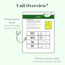 Load image into Gallery viewer, Montessori Reading Games Workbook, Level 2: A Beginning Phonics Program (DIGITAL DOWNLOAD)

