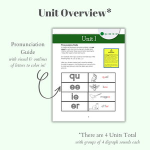 Montessori Reading Games Workbook, Level 2: A Beginning Phonics Program (DIGITAL DOWNLOAD)