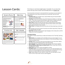 Load image into Gallery viewer, One Year Old Montessori Christian Homeschool Curriculum
