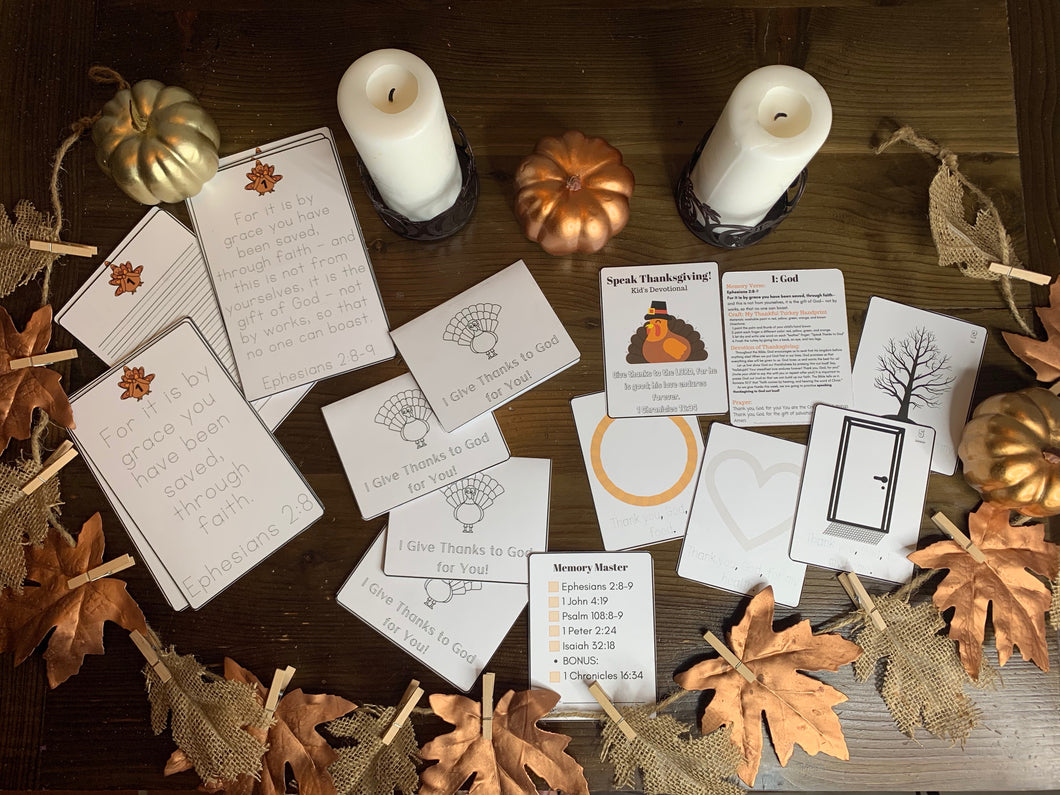 FREE Speak THANKSGIVING 5-Day Devotional