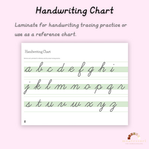 Montessori Pink Series Reading Workbook Cursive