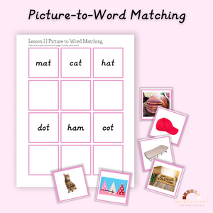 Montessori Pink Series Reading Workbook (Digital Download)