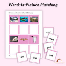 Load image into Gallery viewer, Montessori Pink Series Reading Workbook
