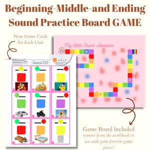 Montessori Reading Games Workbook, Level 1: A Beginning Phonics Program (PHYSICAL WORKBOOK)
