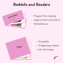 Load image into Gallery viewer, Montessori Pink Series Reading Workbook Cursive
